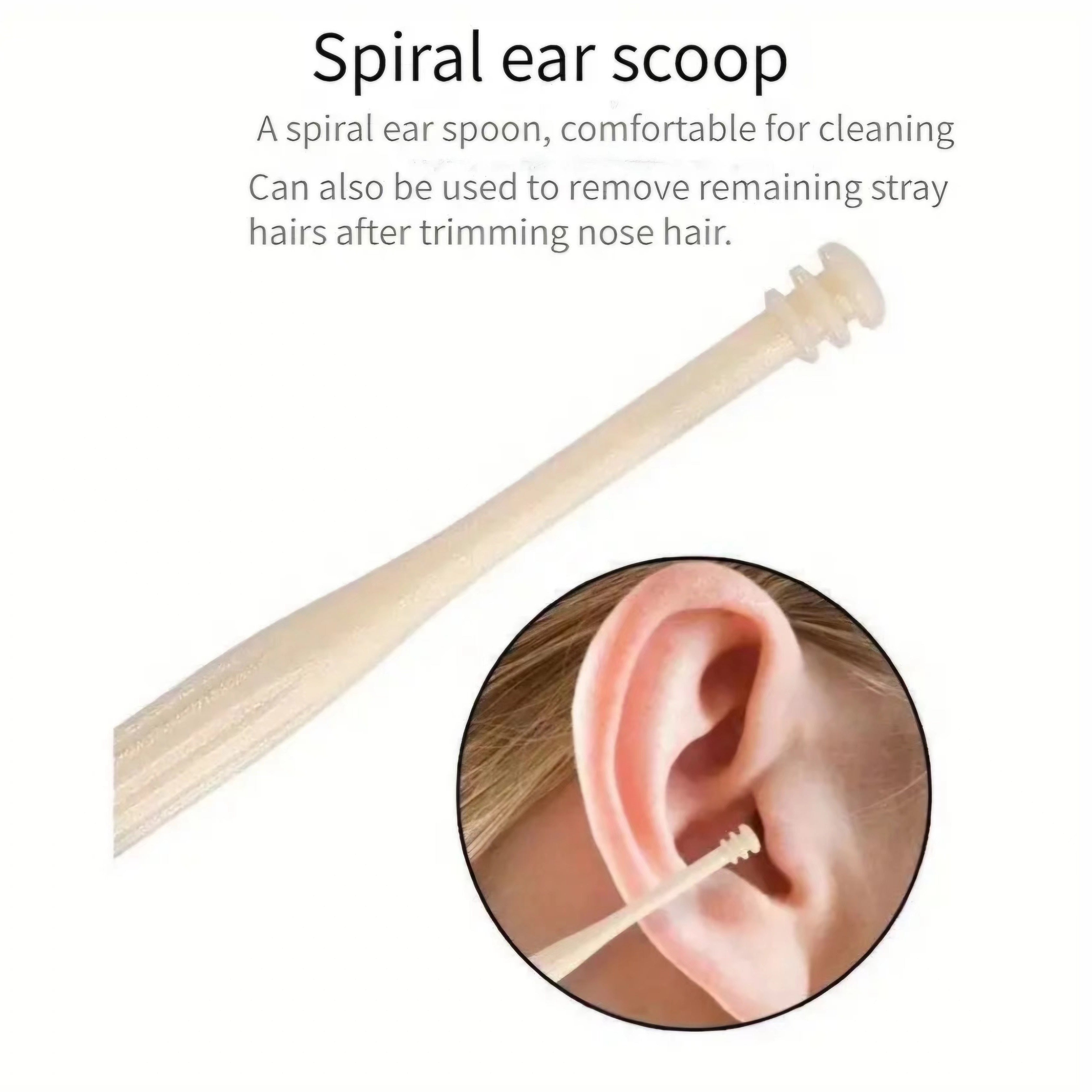 Unisex Skin-Friendly Nose Hair Trimmer Manual 360° Razor Double Head