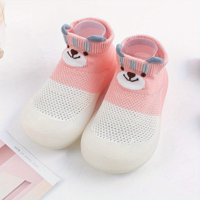 Zapatos casuales sin cordones de tela para niños con tema de cerdito, aptos para todas las estaciones