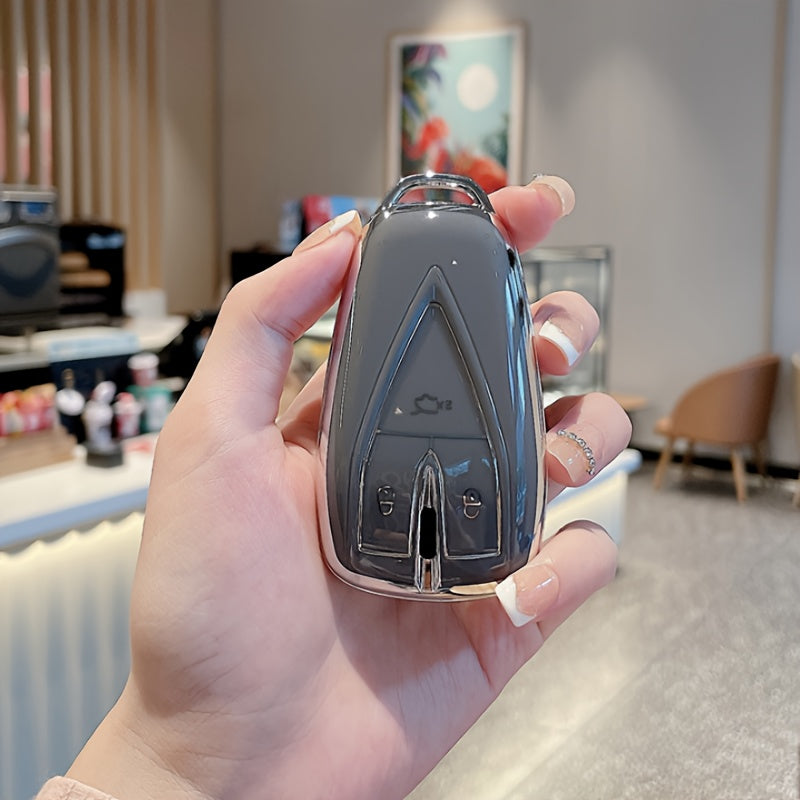 Universal TPU Key Fob Cover for Car Keys, Slim, Shockproof, Durable