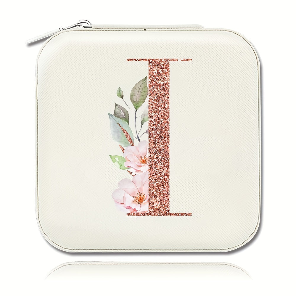 Шкатулка для хранения украшений для колец, ожерелий и гвоздиков, компактный дорожный органайзер