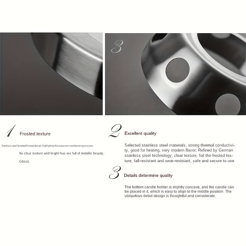 Stainless Steel Tea Warmer with Glass Kettle Insulation Base for Home Hotel Use