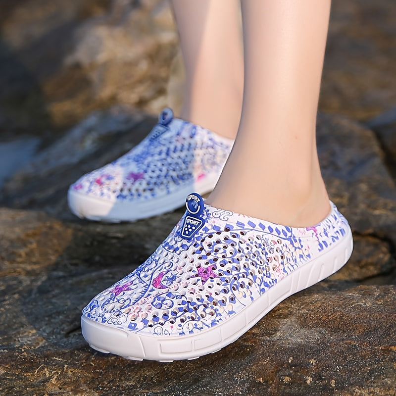 Women's Garden Clogs - Lightweight Breathable Mesh Comfort EVA Shoes