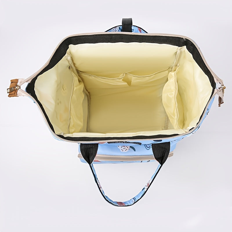 Oxford Material Diaper Bag Waterproof Stain-Resistant with Adjustable Shoulder Straps