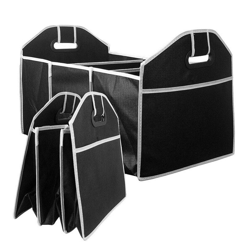 Bolsa de almacenamiento para maletero de coche, plegable, negra, organizador de maletero