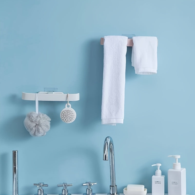 Wall-Mounted Self-Adhesive Shoe Rack for Bathroom Bedroom Living Room