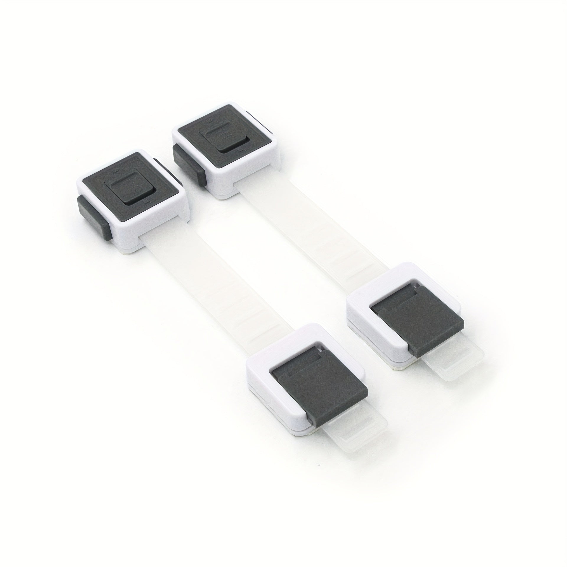 Kiddie xavfsizlik qulflari uchun shkaflar va shkaflar uchun sozlanadigan bosimni oldini olish, ftalatdan ozod ABS, 1, 2, 5 yoki 10 ta paket