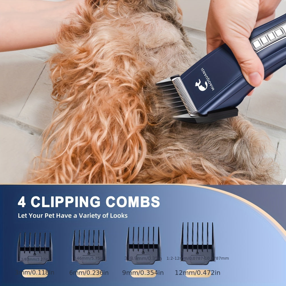 Electric Pet Hair Clipper USB Rechargeable for Dogs and Cats
