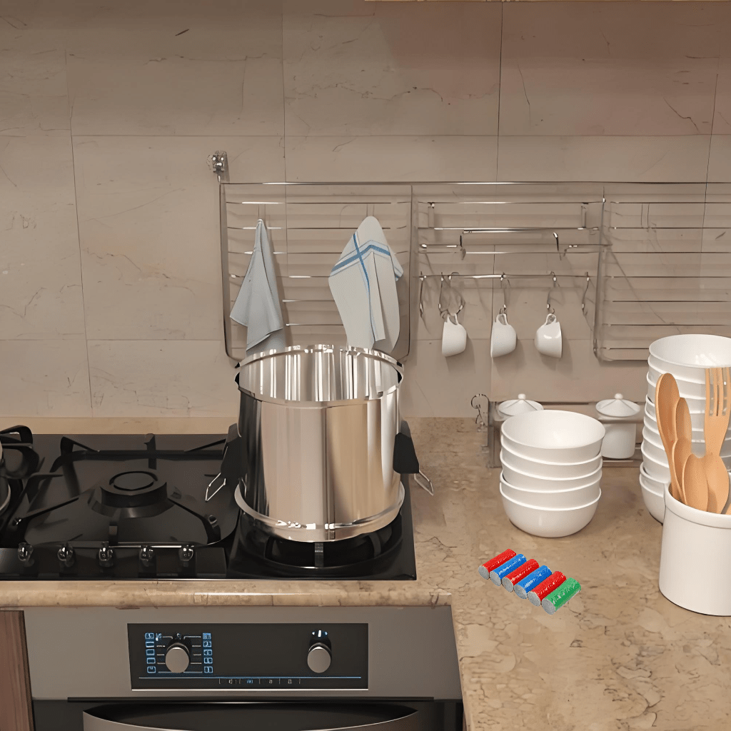 Cepillo de limpieza de cocina duradero, removedor de manchas de plástico para ollas, sartenes y herramientas