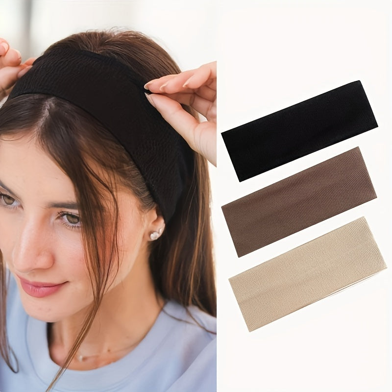 Women's Elastic Hair Bands Non-Slip Breathable Headbands for Yoga Daily Face Washing