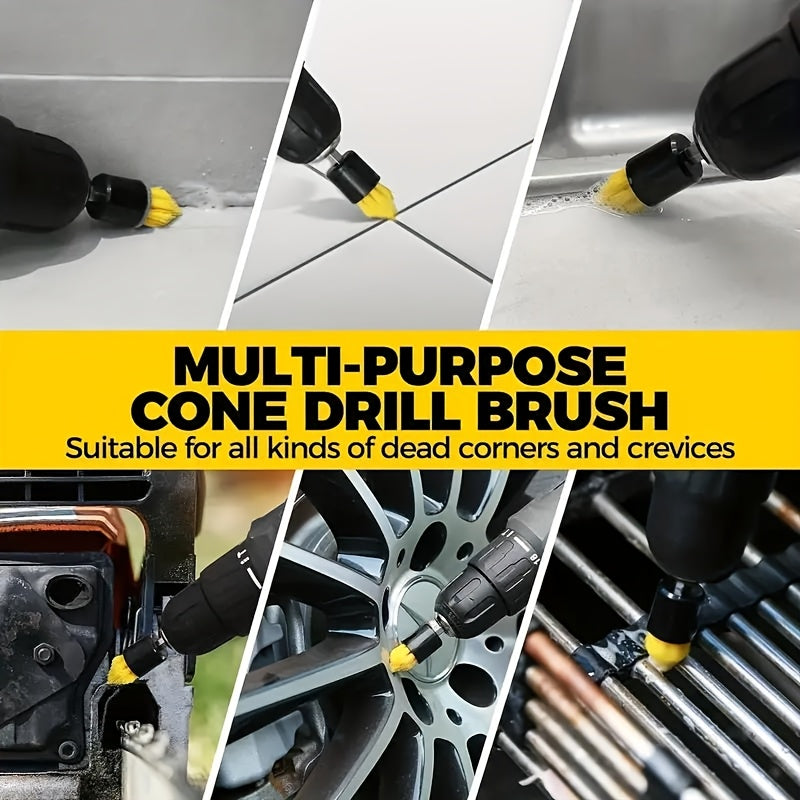 39-Piece Power Scrubber Brush Set for Bathroom Kitchen Car Floors Cordless Manual