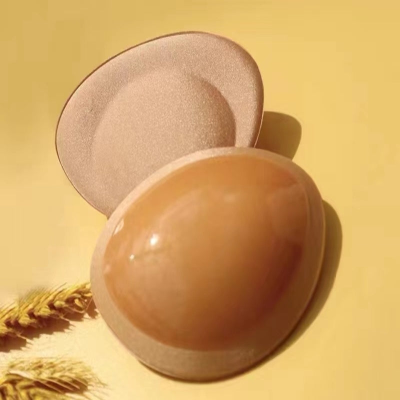 Almohadillas adhesivas para realzar el pecho de mujer, inserts para sujetador para lencería, color sólido, 1 par