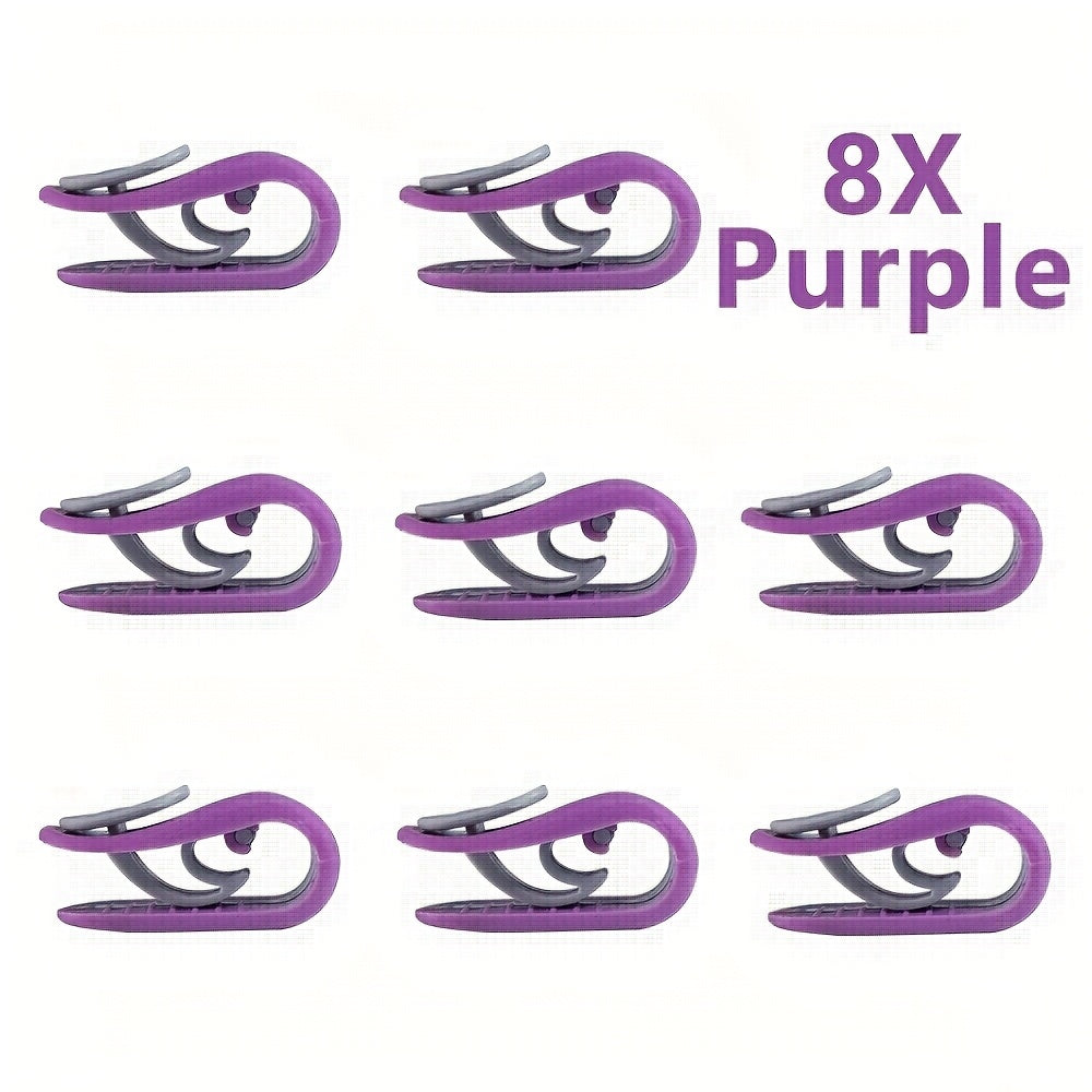 Set of 8 Bed Sheet Clips Duvet Cover Fasteners Corner Safety Clips Polypropylene