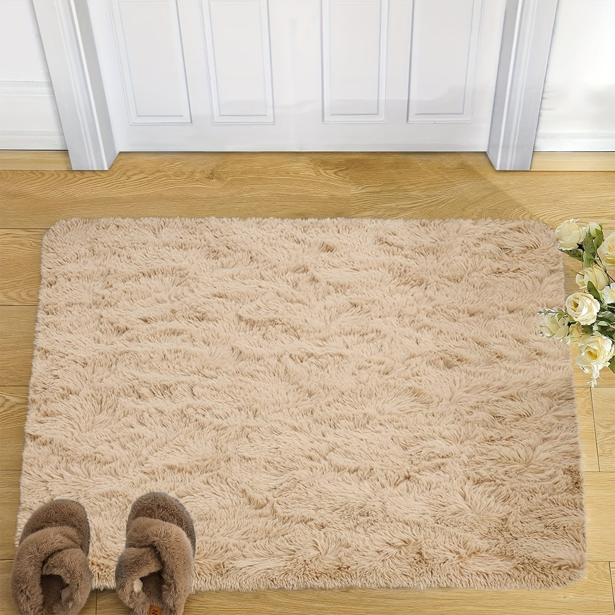 Ощутите максимальный комфорт с нашим мягким и уютным ворсистым ковриком! Идеально подходит для спальни, гостиной или любого помещения в помещении - Размер: 60 см x 40 см