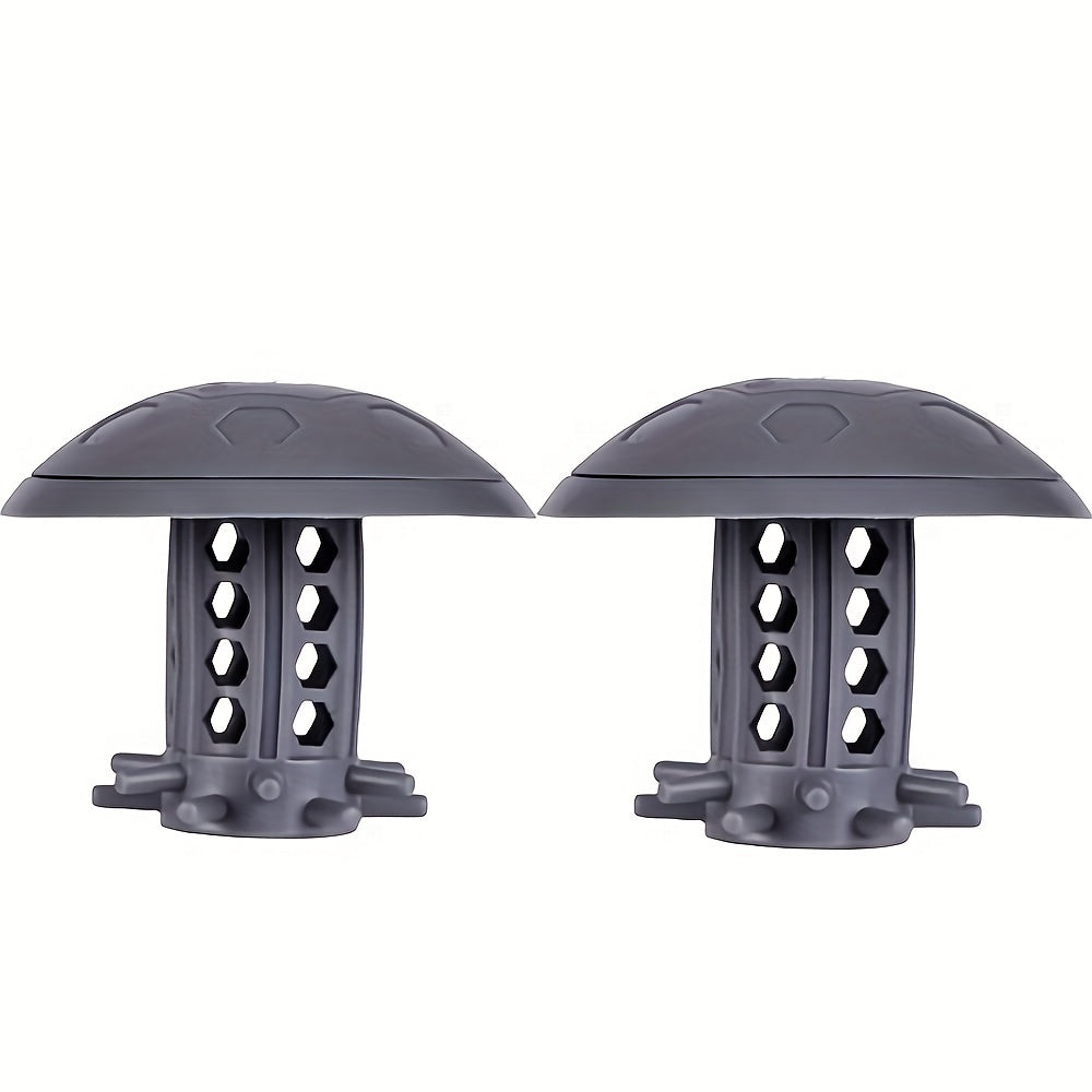 Filtro para cabello en desagüe para bañera y lavabo, conjunto 2 en 1, reutilizable, fácil de limpiar