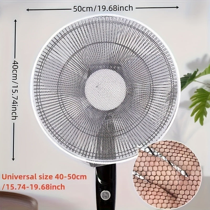 2-Pack Universal Reusable Fan Dust Covers Hand and Machine Washable Suitable for Bedroom Kitchen Living Room Outdoor Fans