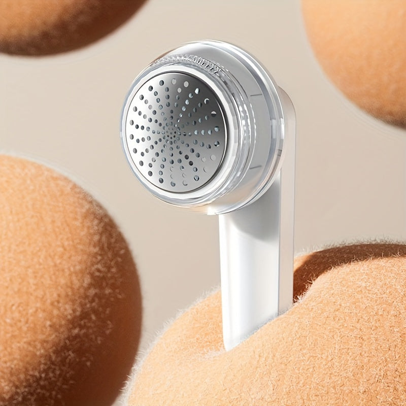 USB Rechargeable Fabric Shaver with Stainless Steel Mesh for Lint and Pilling Removal