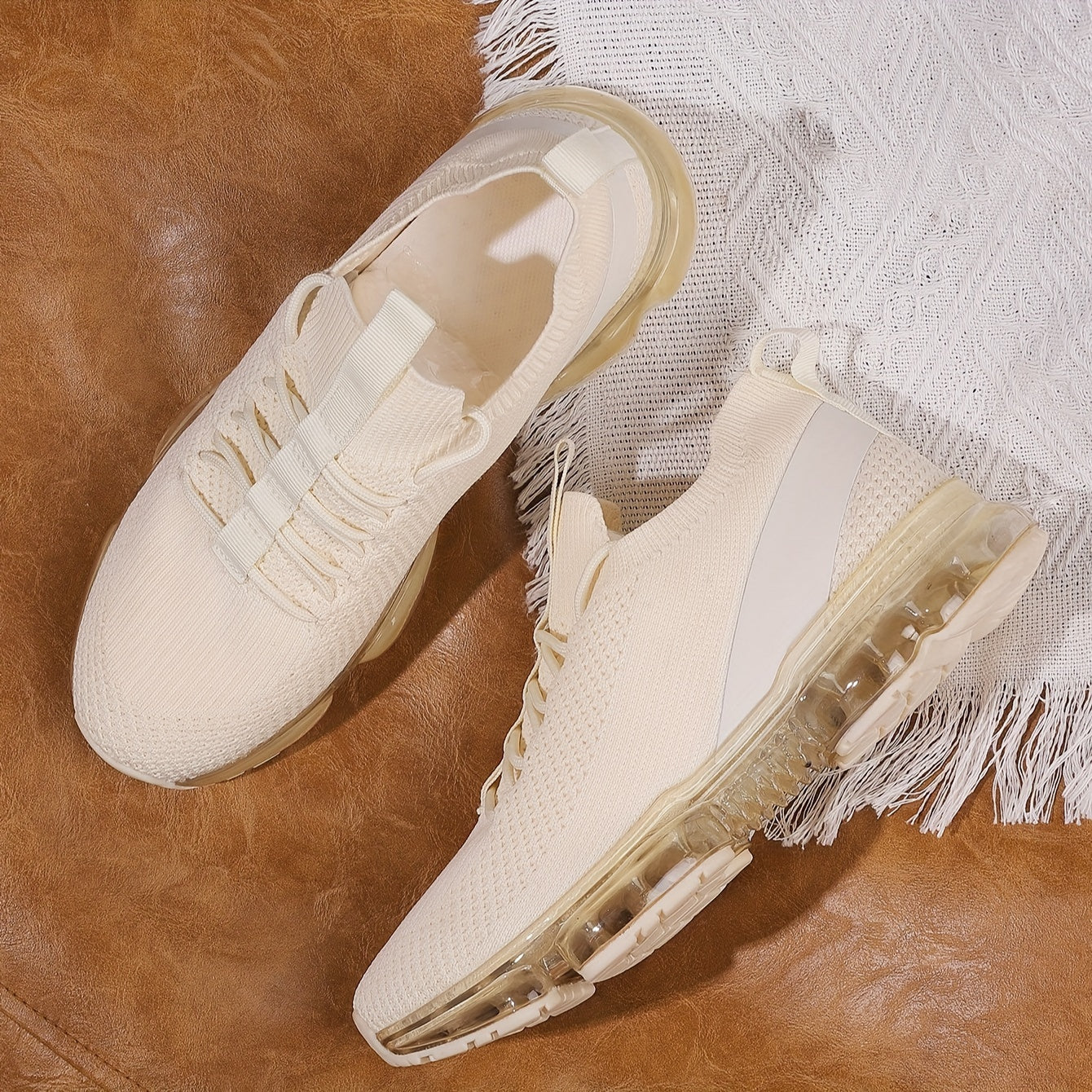 Zapatillas de running ligeras y transpirables para mujer con soporte acolchado para todas las estaciones