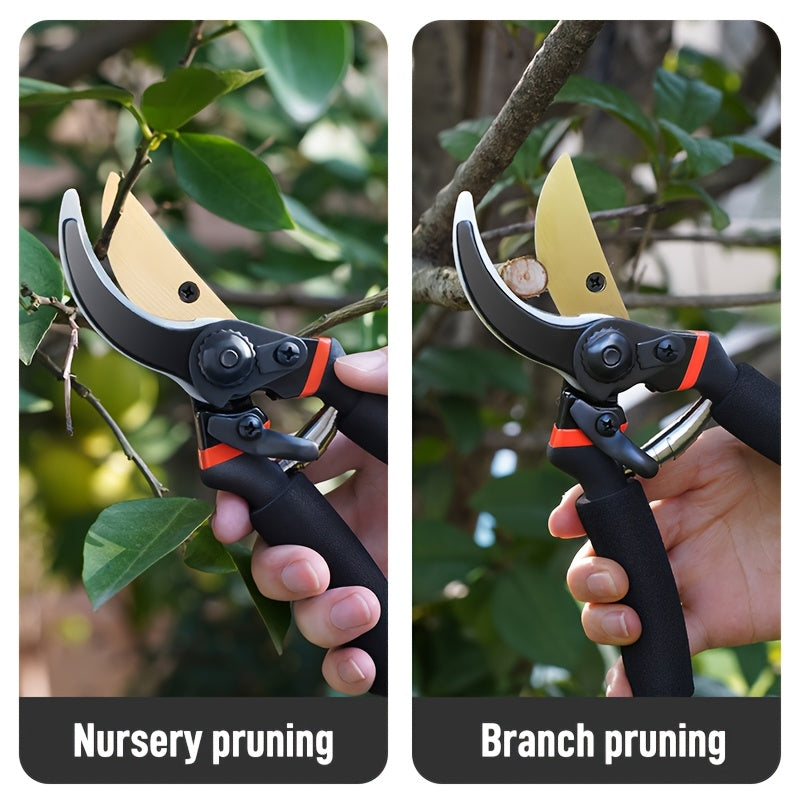 Tijeras de poda de acero SK5 engrosado para ramas de jardín y árboles frutales de uso intensivo
