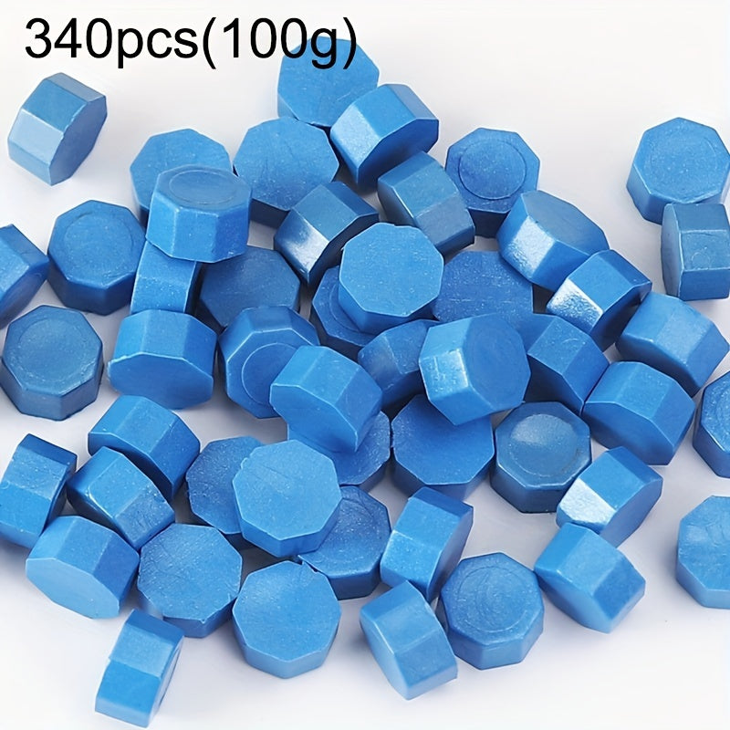 340pcs 100g Octagonal Sealing Wax for Gift Boxes Envelopes DIY Sealing