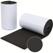 Self-Adhesive EVA Garage Door Protector Black Waterproof Foam Bumper 79x8 inches