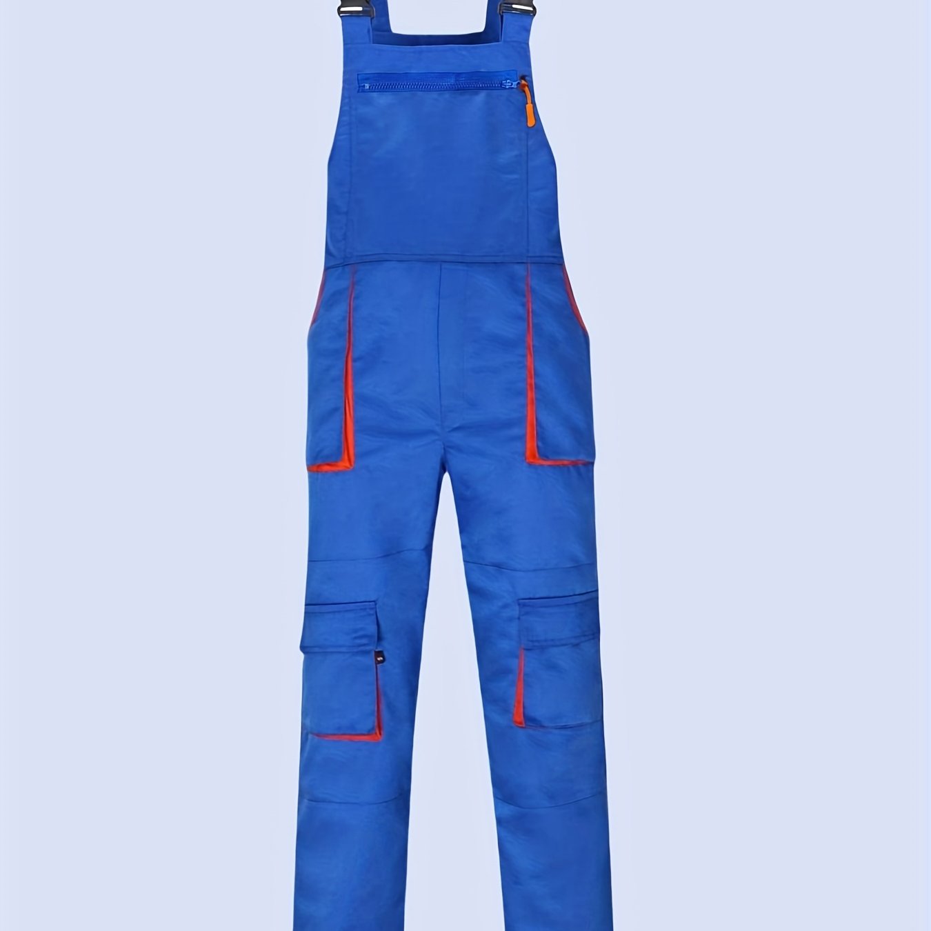 Men's Sleeveless Work Overalls Polyester Casual Multi Pocket All-Season