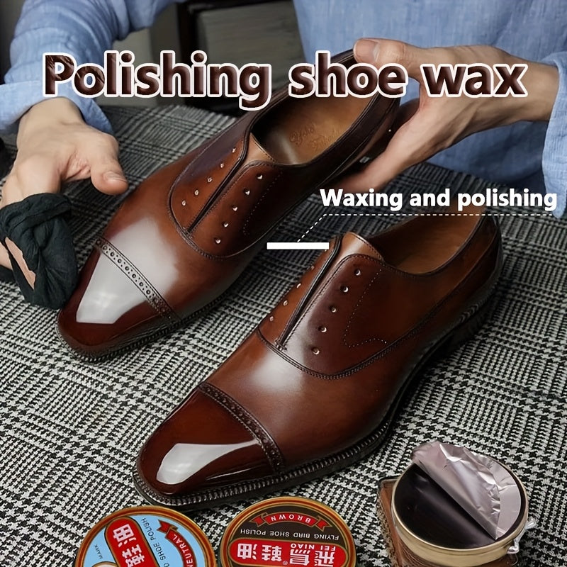 Black Shoe Repair Kit Synthetic Shoe Polish for Brightening and Maintenance