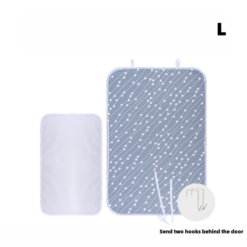 Set of 4 Large Foldable Ironing Boards with Heat-Resistant Mat, Sponge Padding, Portable Design