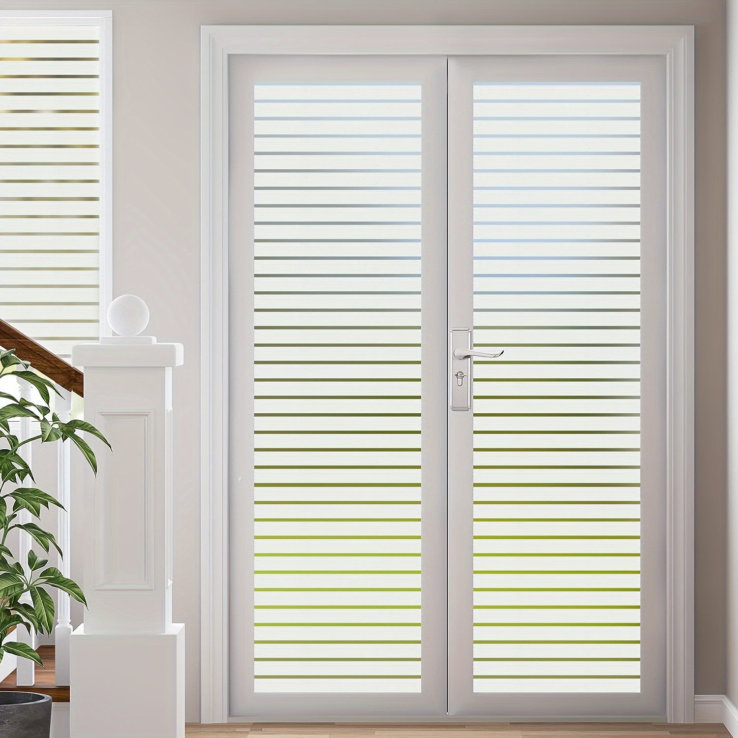 Frosted Glass Window Film for Privacy and Decoration Static Clings 17x78 Inches