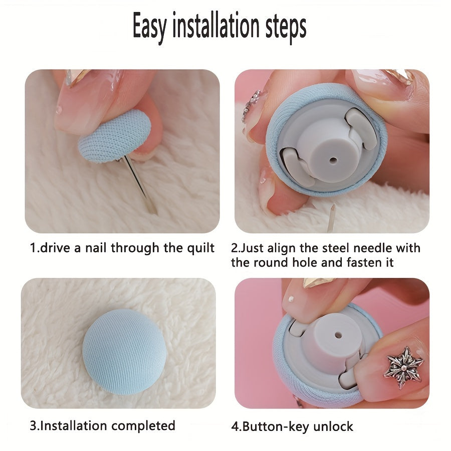 Red Mushroom Head Bedding Fasteners 4/8/15pcs Quilt Duvet Cover Clips