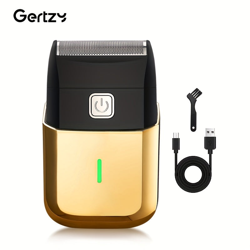 Электробритва с возвратно-поступательными лезвиями, триммер для бороды, портативное зарядное устройство USB, нож для большой площади, сетка