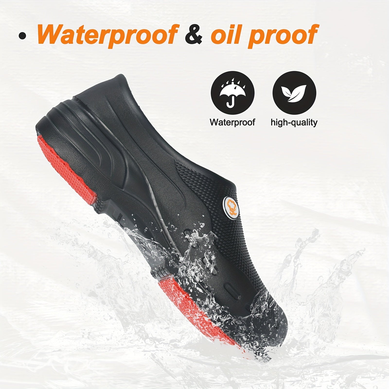 Women's Slip-Resistant Kitchen Clogs Lightweight Non-Slip EVA Insole