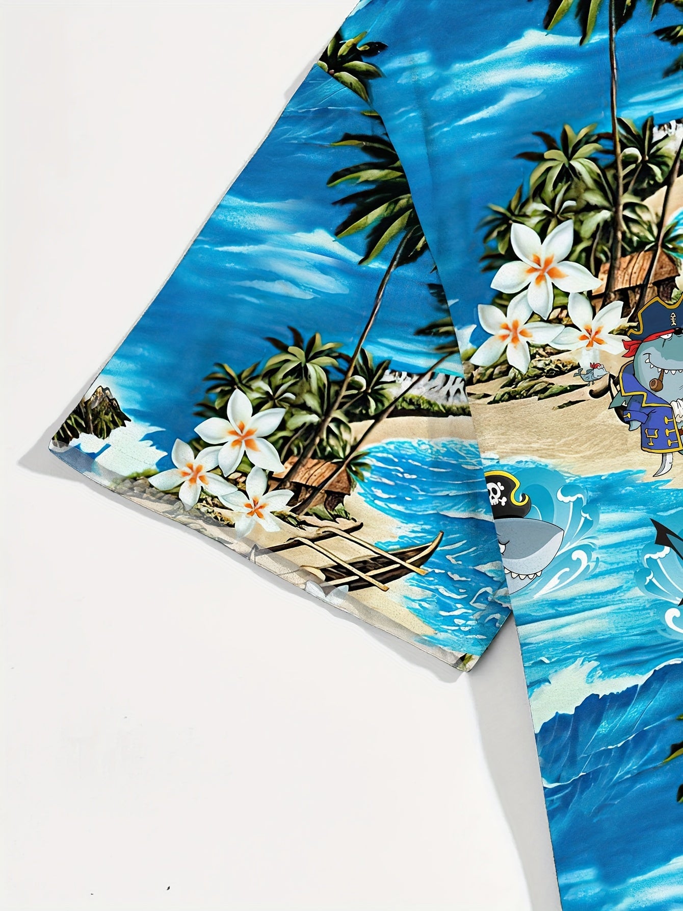 Plus Size Men's Hawaiian Shirt Short Sleeve Casual All Over Flamingo Cowboy Print Polyester