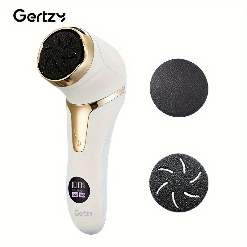 Electric Foot Grinder with Vacuum Cleaner LCD Display 2-Speed Dead Skin Remover