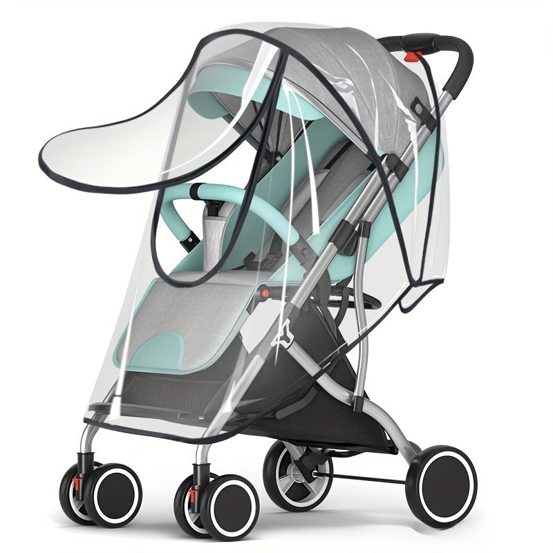 Stroller Weather Cover Waterproof Rain Wind Snow Shield for Baby Stroller