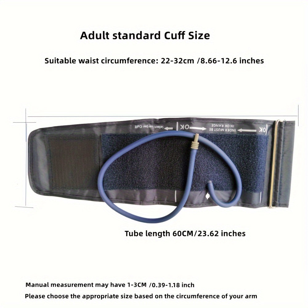 Universal Arm Blood Pressure Cuff for Manual Inflation Suitable for Adults and Children