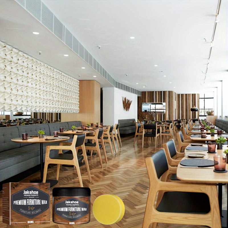 Wood Care Kit with Beeswax for Floors Cabinets Scratch Repair