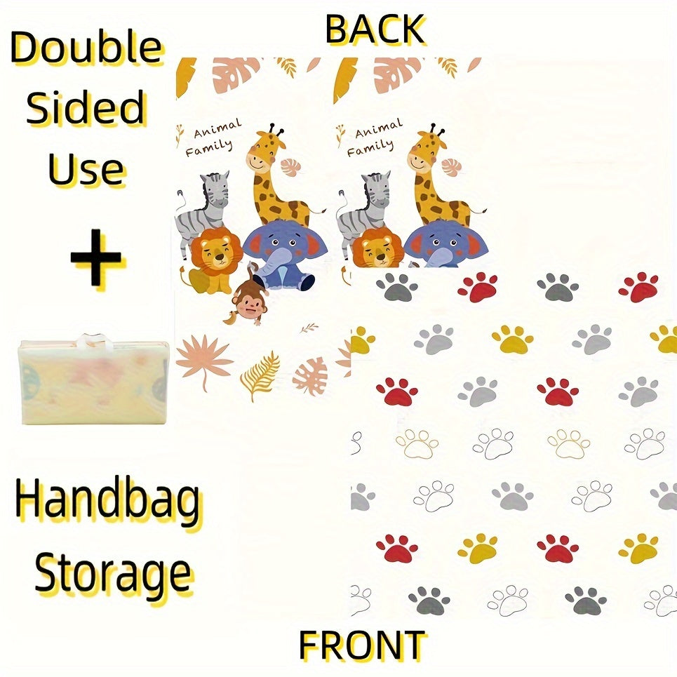 Extra Large Waterproof Foam Crawling Mat Thick Foldable Play Area for Kids