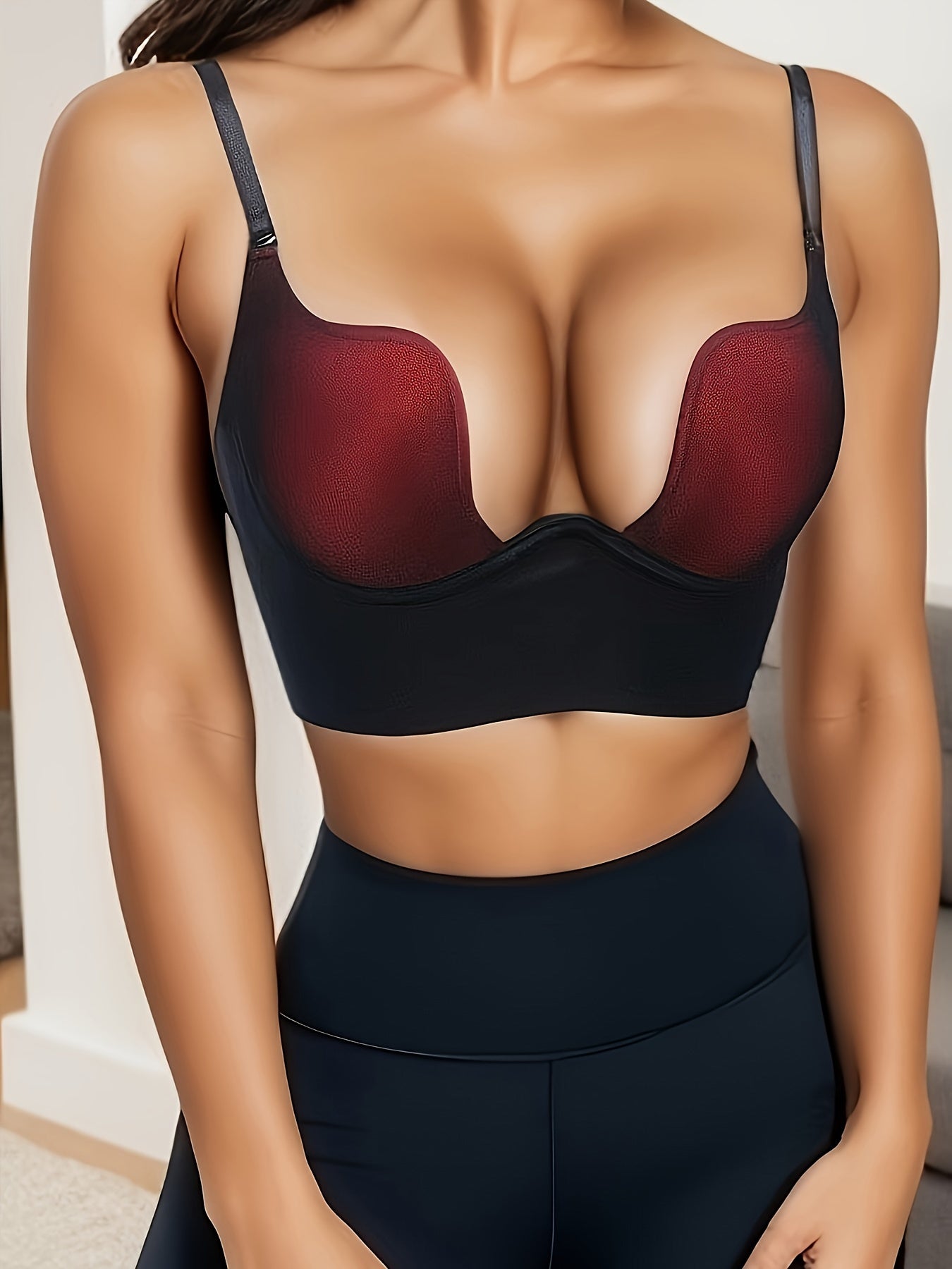 Seamless Back U-Shaped Women's Bra with Comfortable Fit