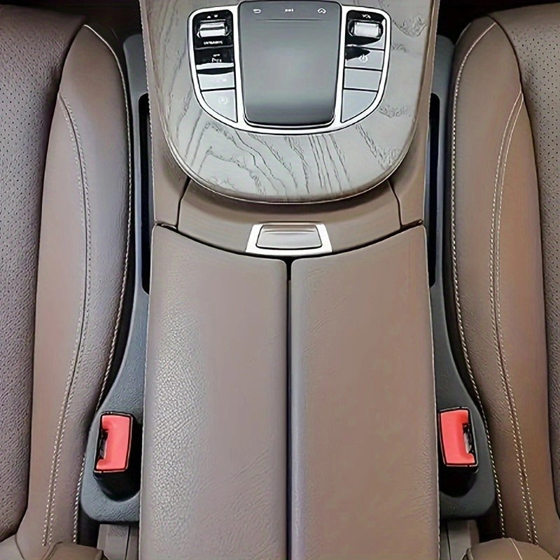 Organizador de asientos para coche, plástico a prueba de fugas, ranuras dobles para llaves, teléfonos y monedas