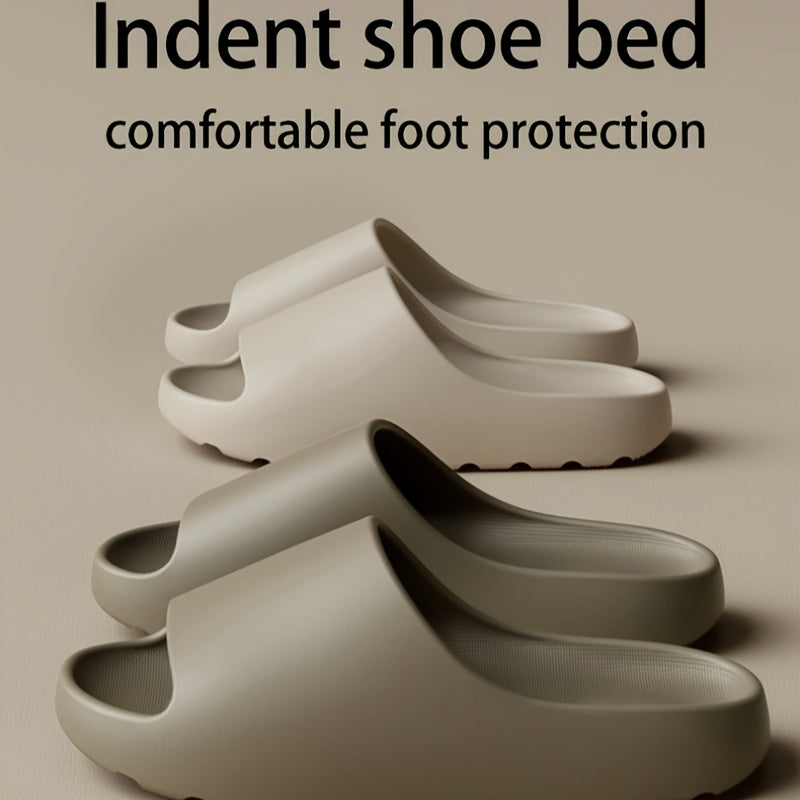 Uniseks EVA tormozsiz shimgichlar minimalistik chiziqli qulay slip-on poyabzal