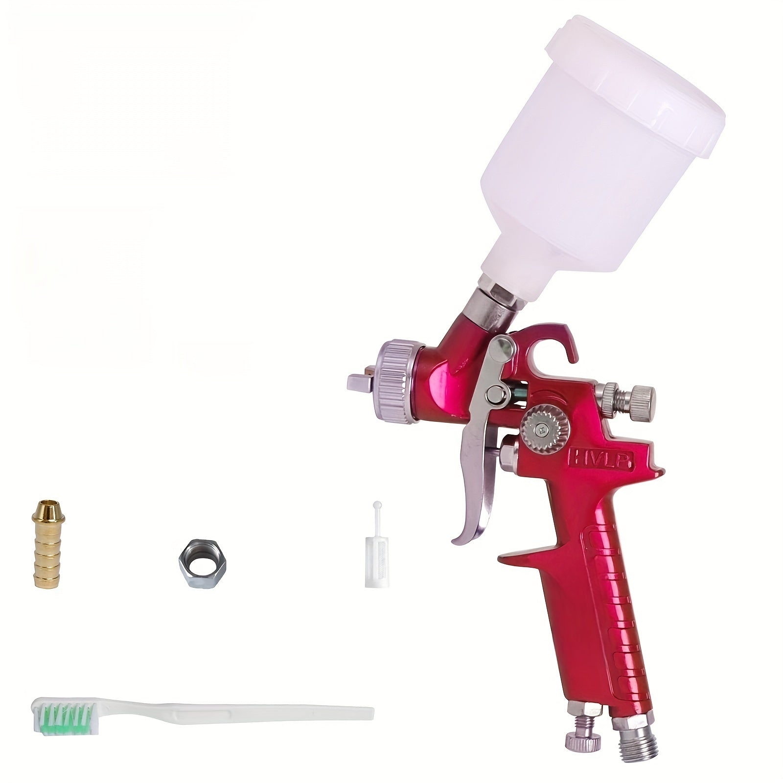 Professional bo'yoq uskunalari uchun Spray Gun 1.0 Caliber Red