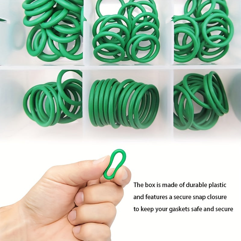 Набор из 530 резиновых уплотнительных колец 18 размеров, устойчивых к высоким температурам и давлению