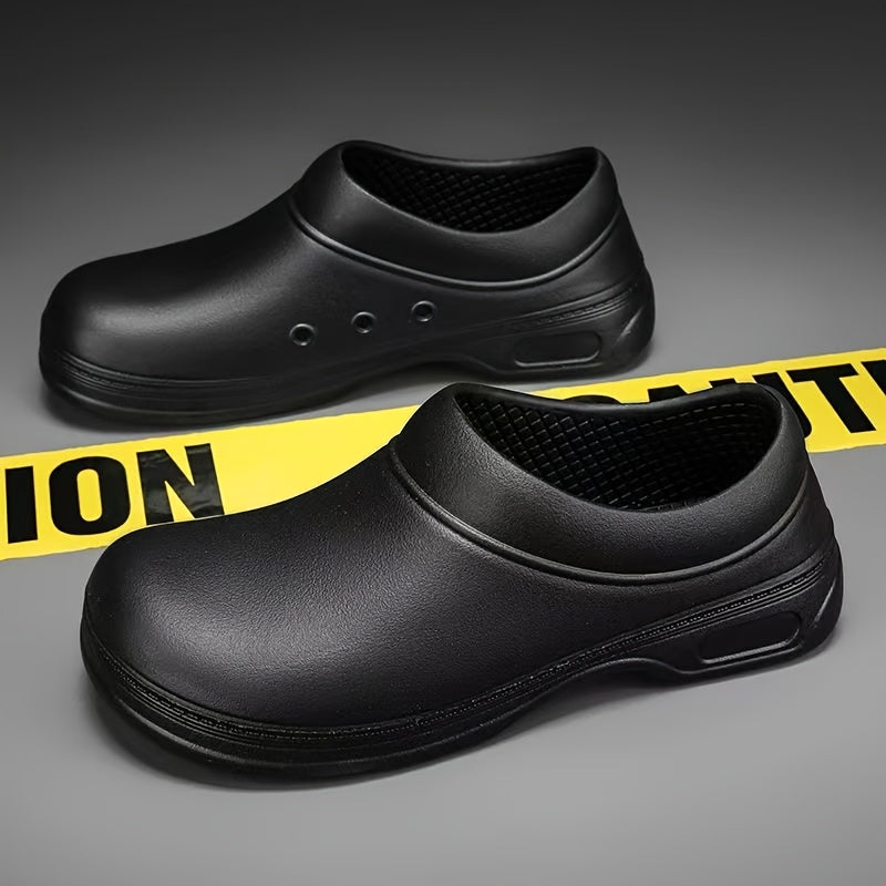 Unisex Kitchen Shoes Slip-Resistant Lightweight EVA Durable Black