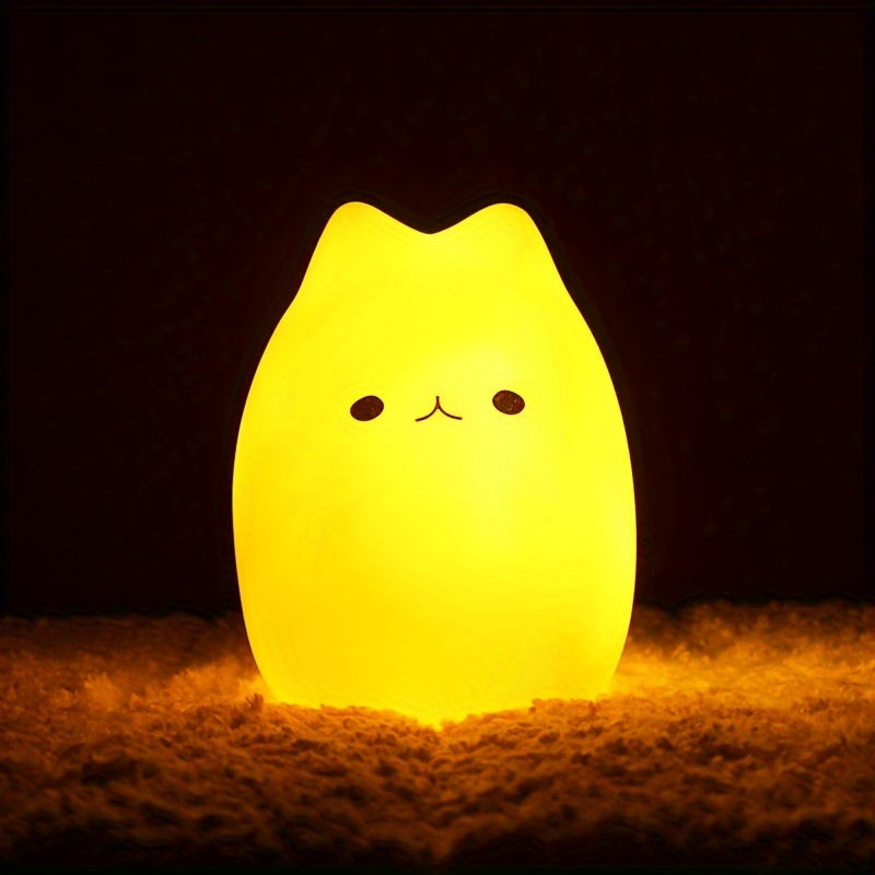 Bolalar xonasi uchun qiziqarli LED tungi chiroq - batareya bilan ishlaydigan va energiya tejovchi.