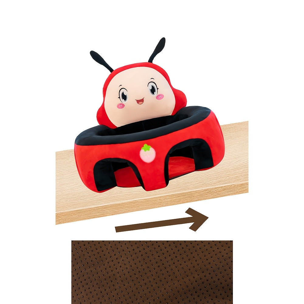 Silla de aprendizaje para bebés para sentarse y entrenar con correa y diseño envolvente 3D