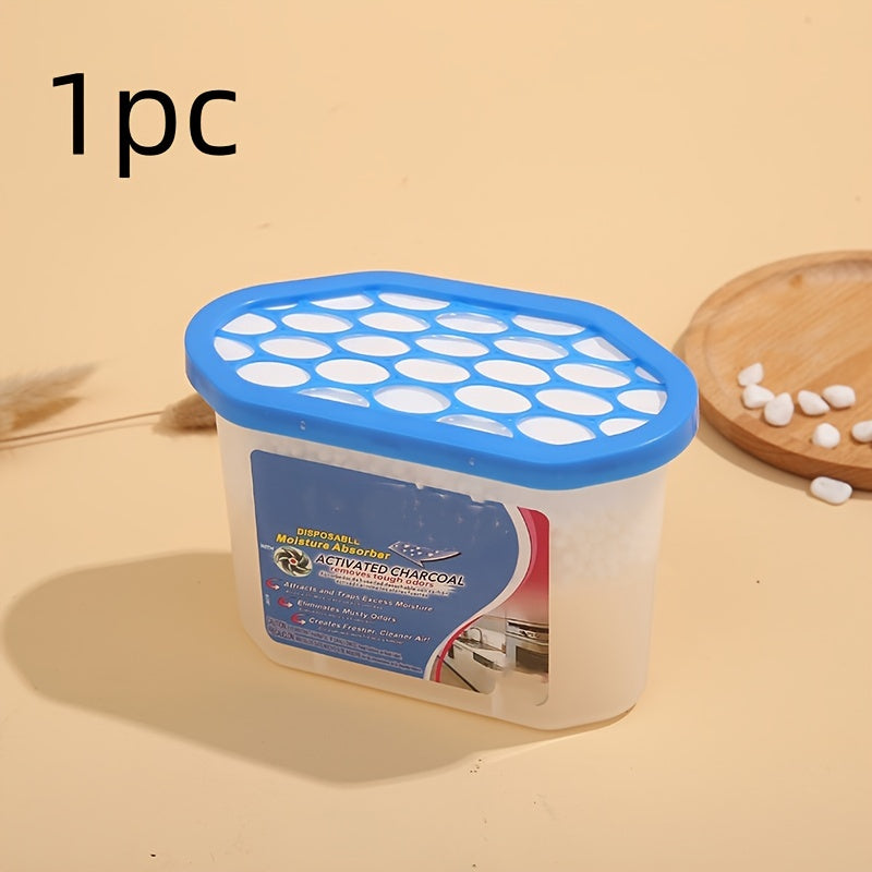 Activated Charcoal Moisture Absorber for Wardrobes Fragrance-Free Odor Eliminator