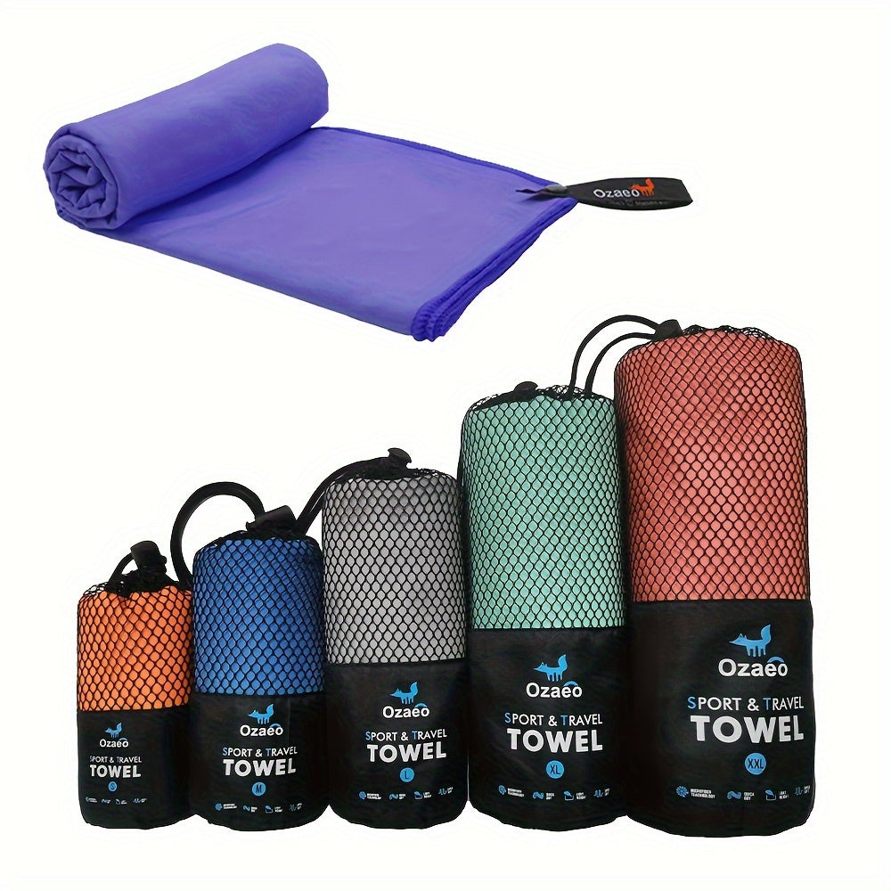 Microfiber Travel Towel Quick Dry Lightweight Sports Beach Hiking Yoga Golf Pickleball