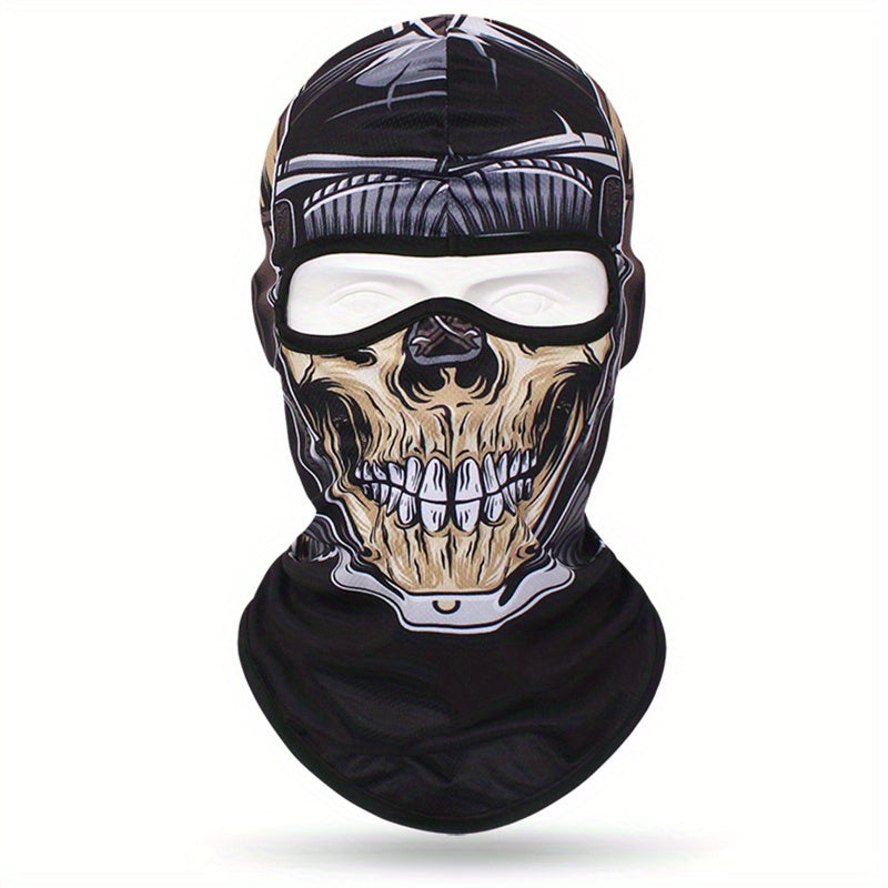 Full Face 3D Anime Skull Balaclava Ski Mask for Men and Women for Cycling Skiing and Outdoor Sports