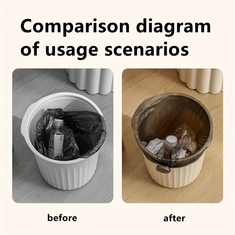 Rotating Trash Bag Holder Clip Non-Slip Fastener for Kitchen Bathroom Living Room Outdoors