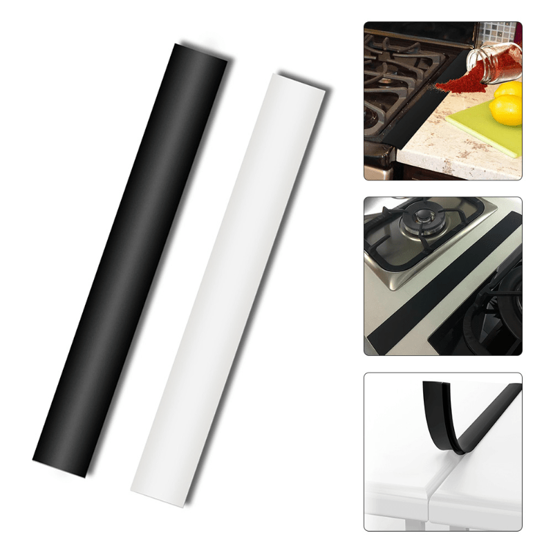 Silicone Stove Gap Cover Sealing Strip Oil and Dirt Resistant for Gas Stoves